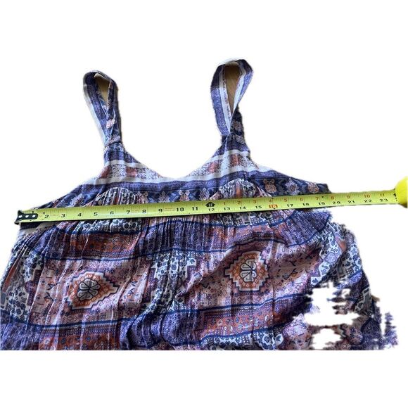 Lucky Brand Boho Tank Dress Paisley Women’s Size 1X - Picture 5 of 7